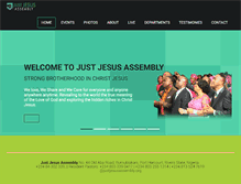 Tablet Screenshot of justjesusassembly.org